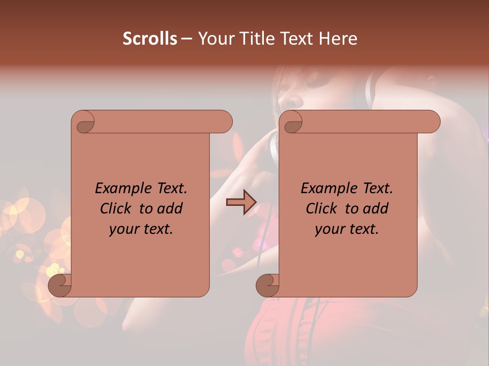 Club Beauty Enjoyment PowerPoint Template