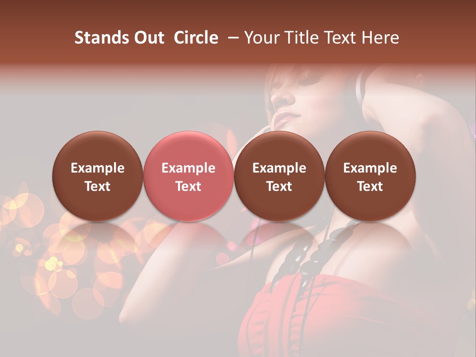 Club Beauty Enjoyment PowerPoint Template