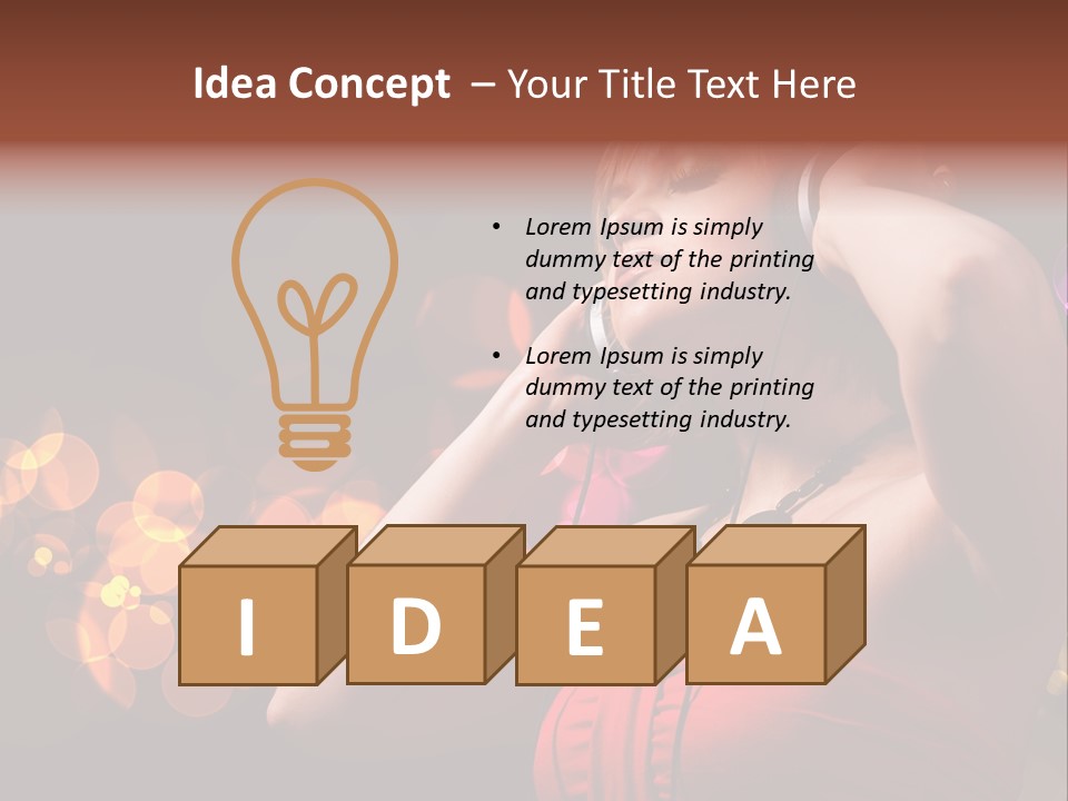 Club Beauty Enjoyment PowerPoint Template