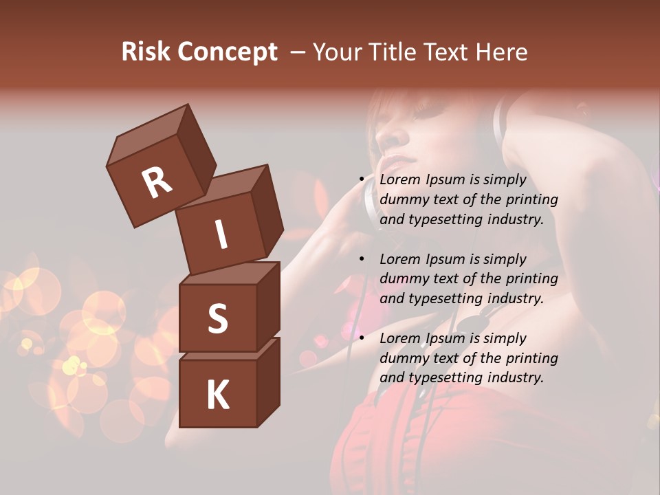 Club Beauty Enjoyment PowerPoint Template