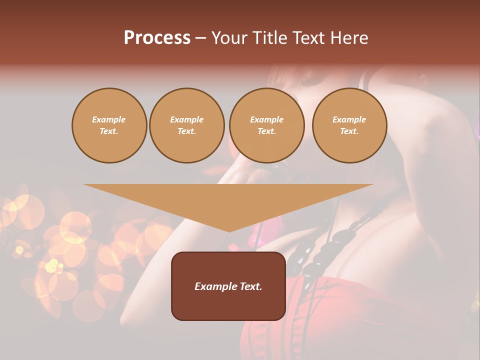 Club Beauty Enjoyment PowerPoint Template
