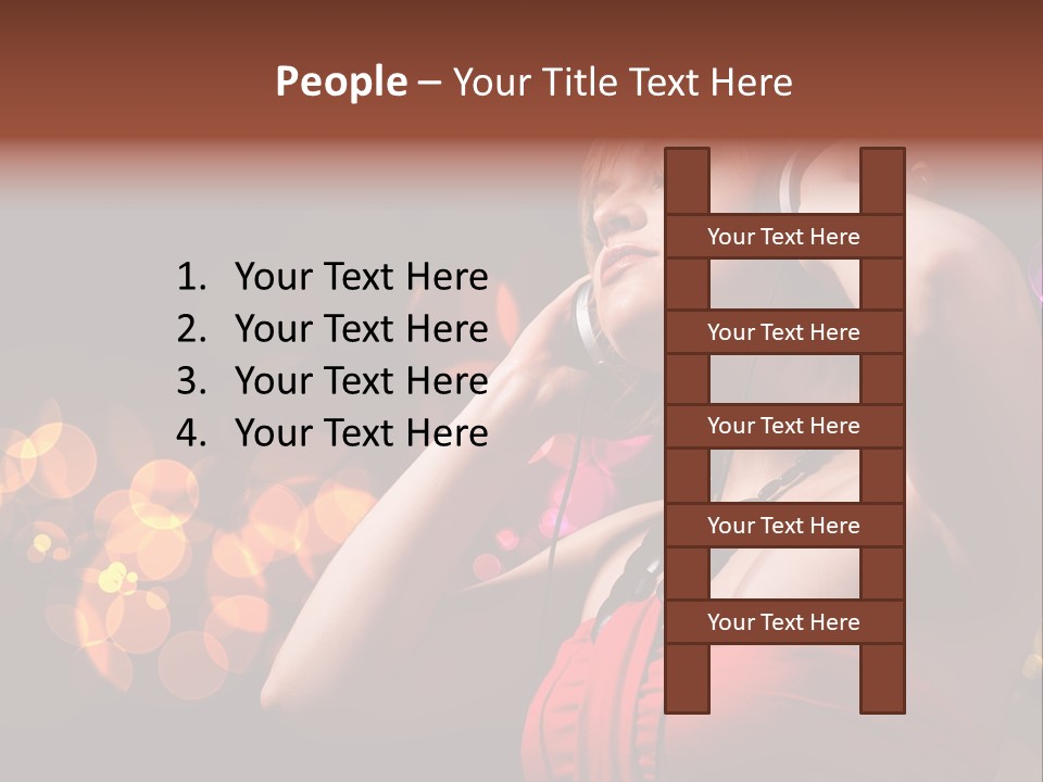 Club Beauty Enjoyment PowerPoint Template