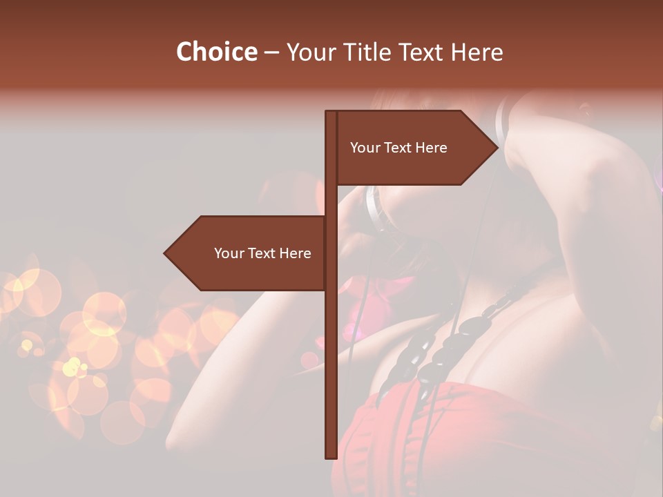 Club Beauty Enjoyment PowerPoint Template