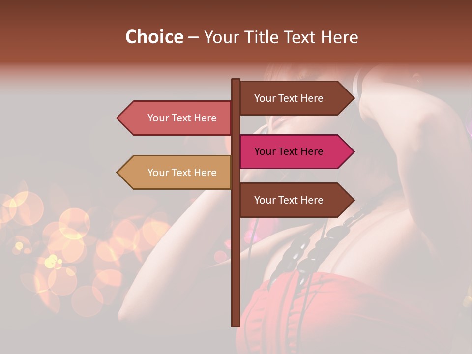 Club Beauty Enjoyment PowerPoint Template