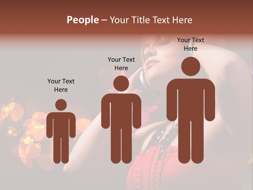 Club Beauty Enjoyment PowerPoint Template