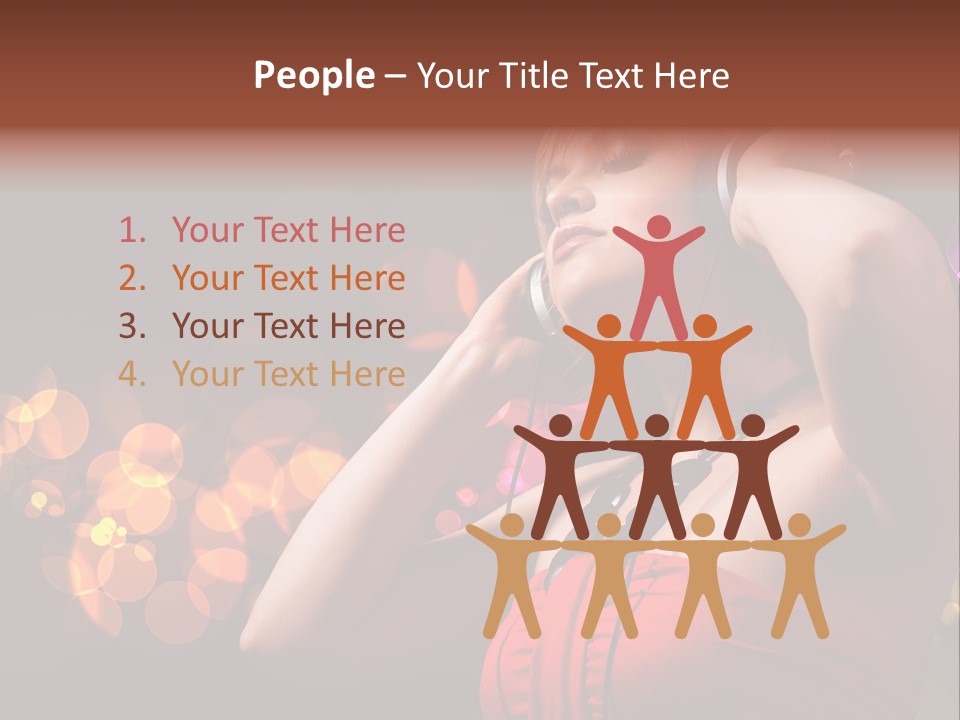 Club Beauty Enjoyment PowerPoint Template