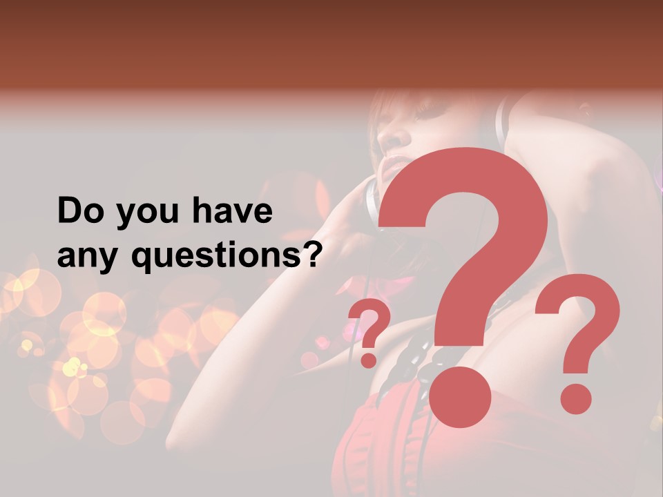 Club Beauty Enjoyment PowerPoint Template