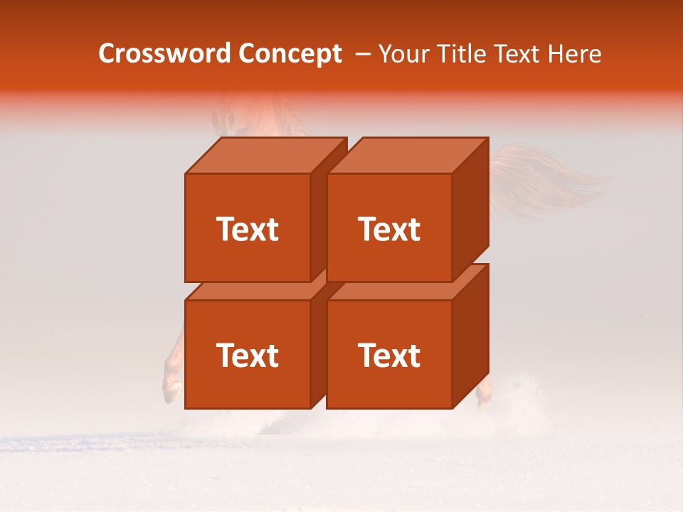 Arab Equestrian Horse PowerPoint Template