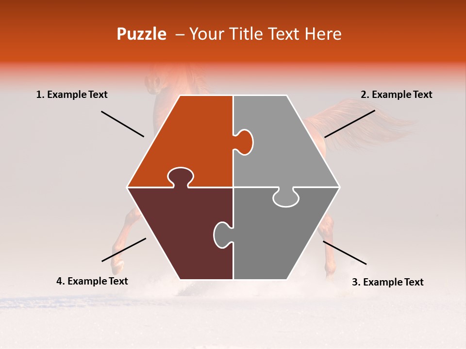 Arab Equestrian Horse PowerPoint Template