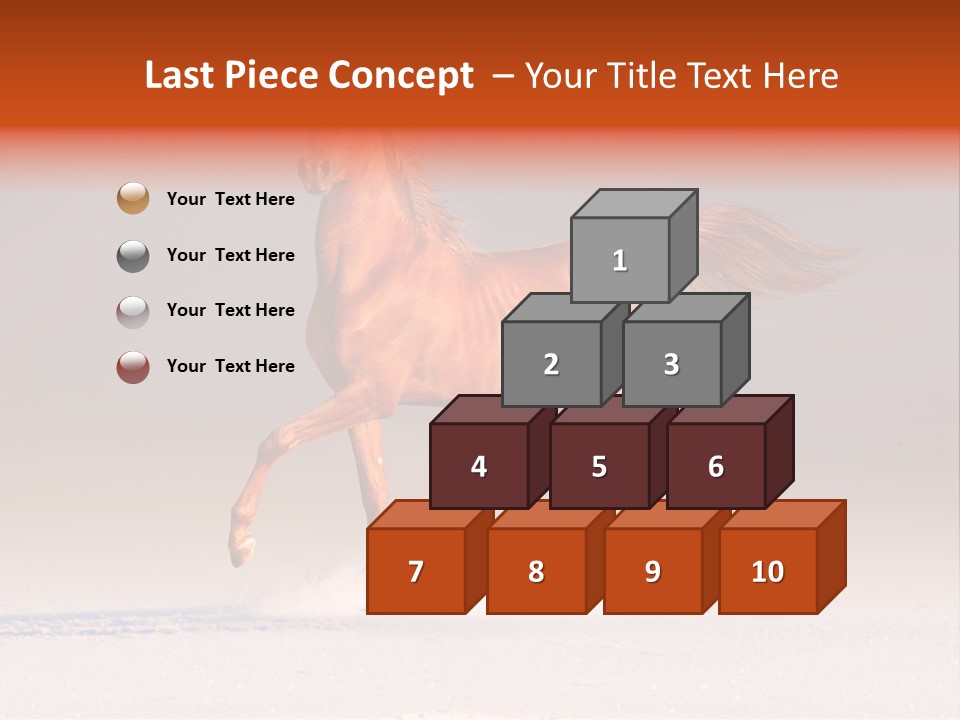 Arab Equestrian Horse PowerPoint Template