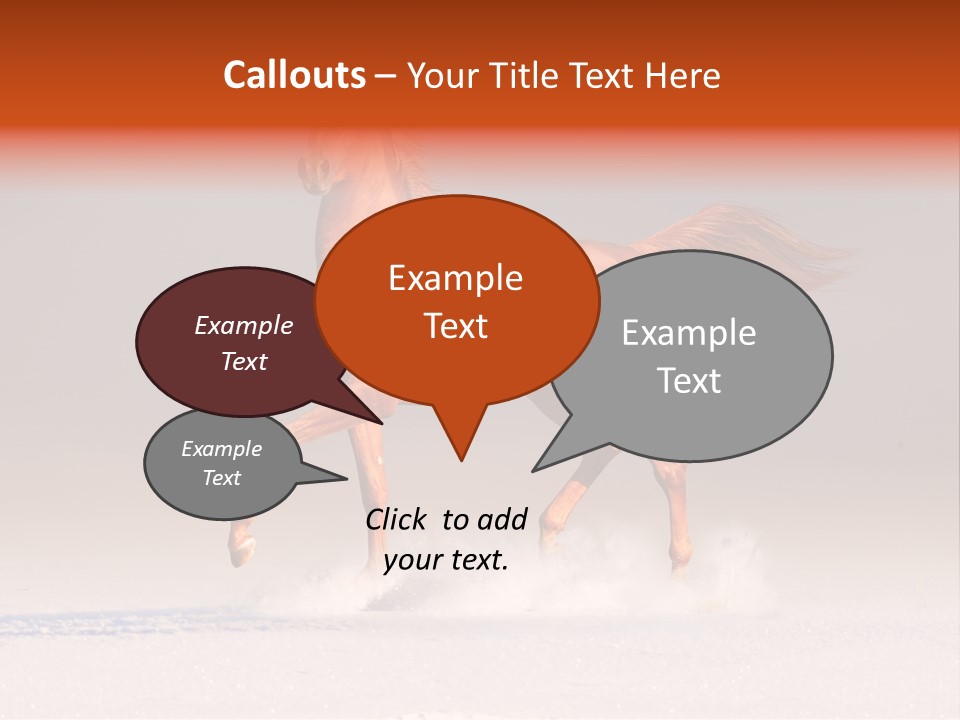 Arab Equestrian Horse PowerPoint Template