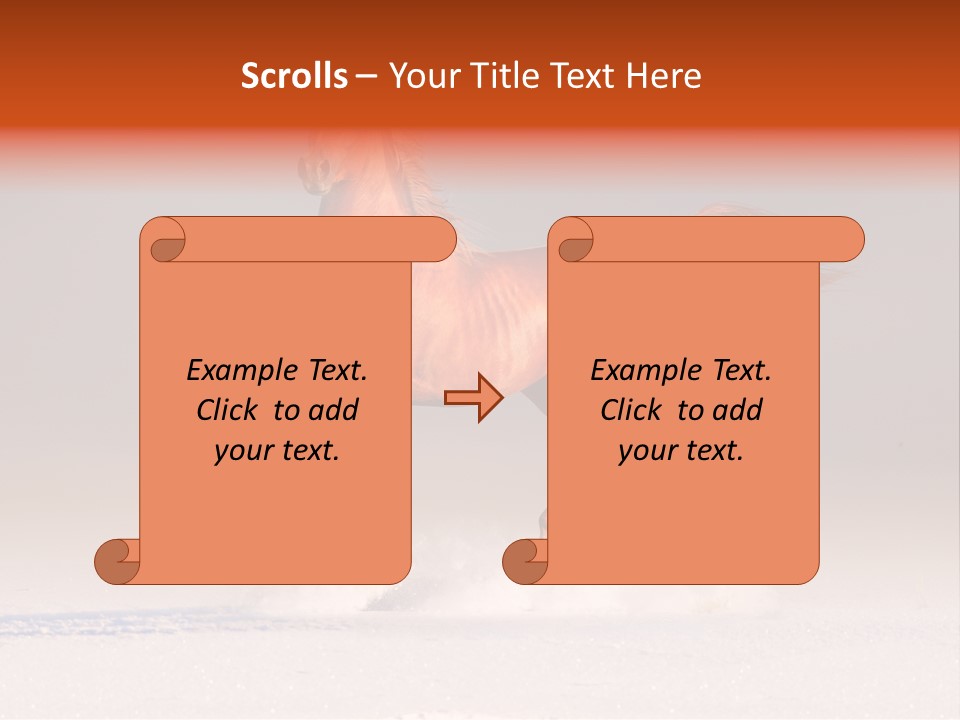 Arab Equestrian Horse PowerPoint Template