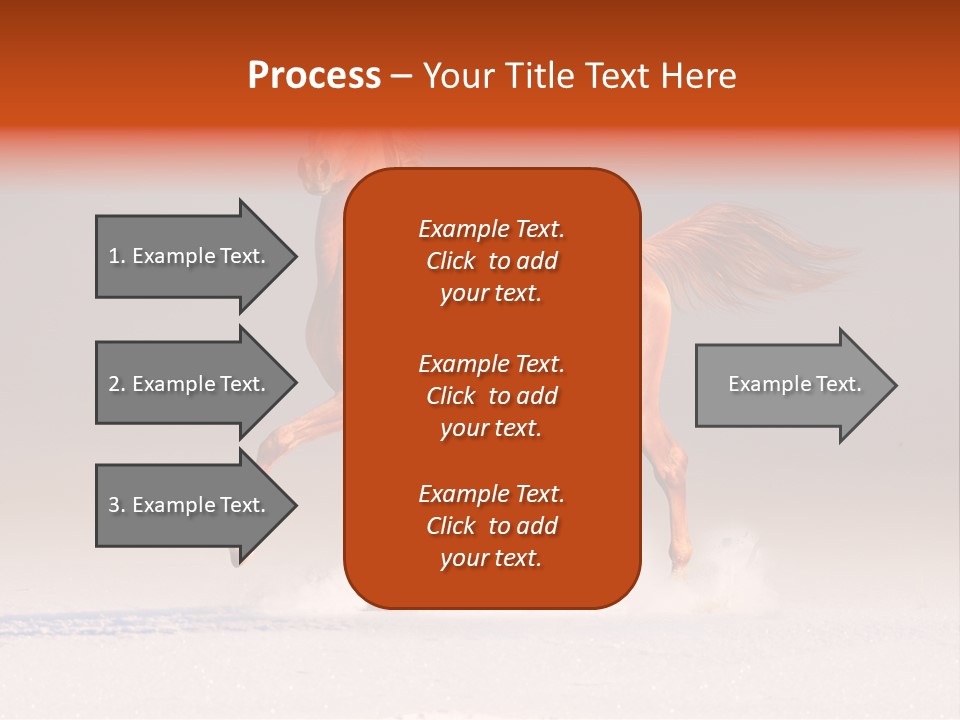 Arab Equestrian Horse PowerPoint Template