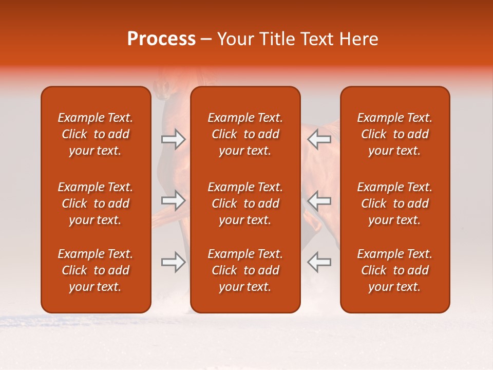 Arab Equestrian Horse PowerPoint Template