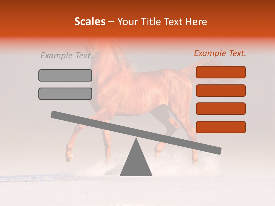 Arab Equestrian Horse PowerPoint Template