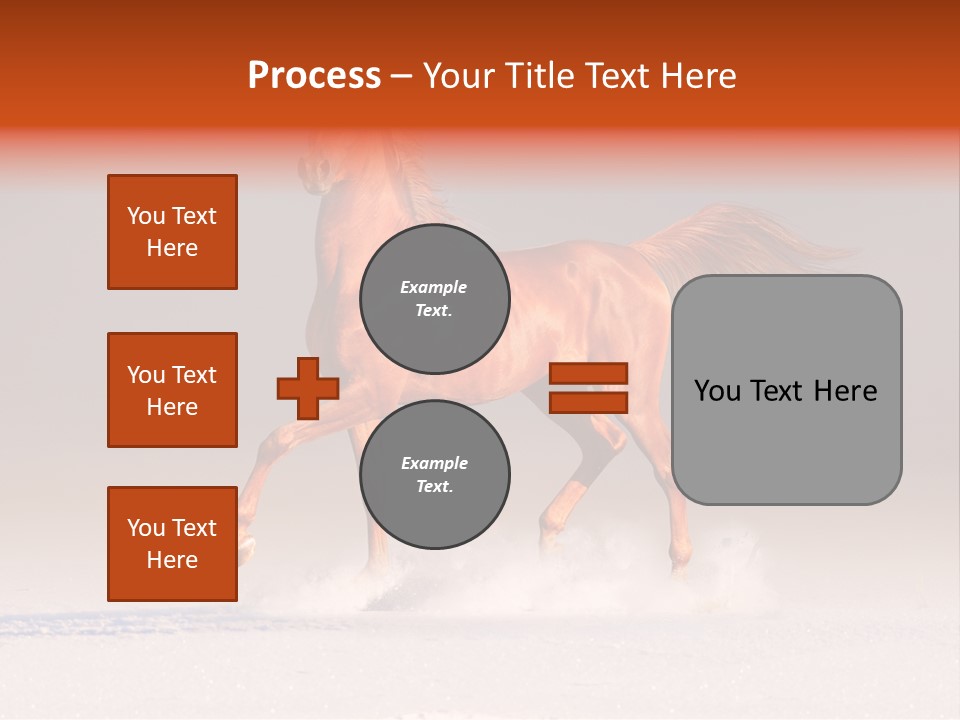 Arab Equestrian Horse PowerPoint Template