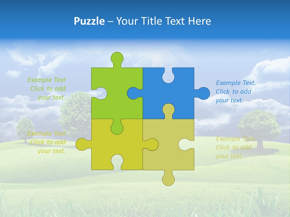 Lawn Weather Bright PowerPoint Template