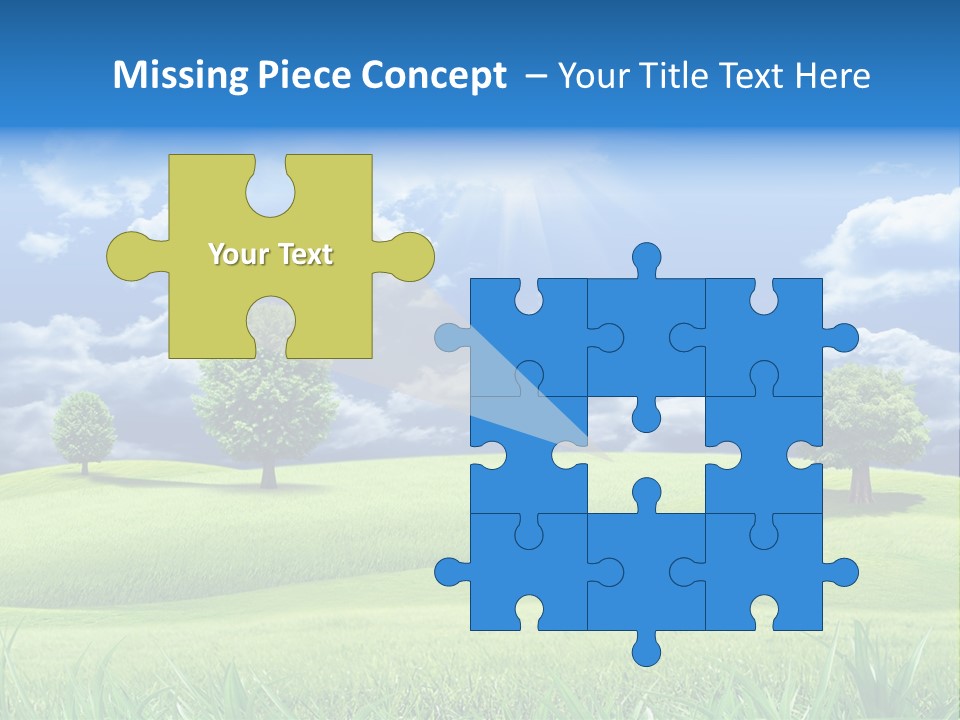 Lawn Weather Bright PowerPoint Template