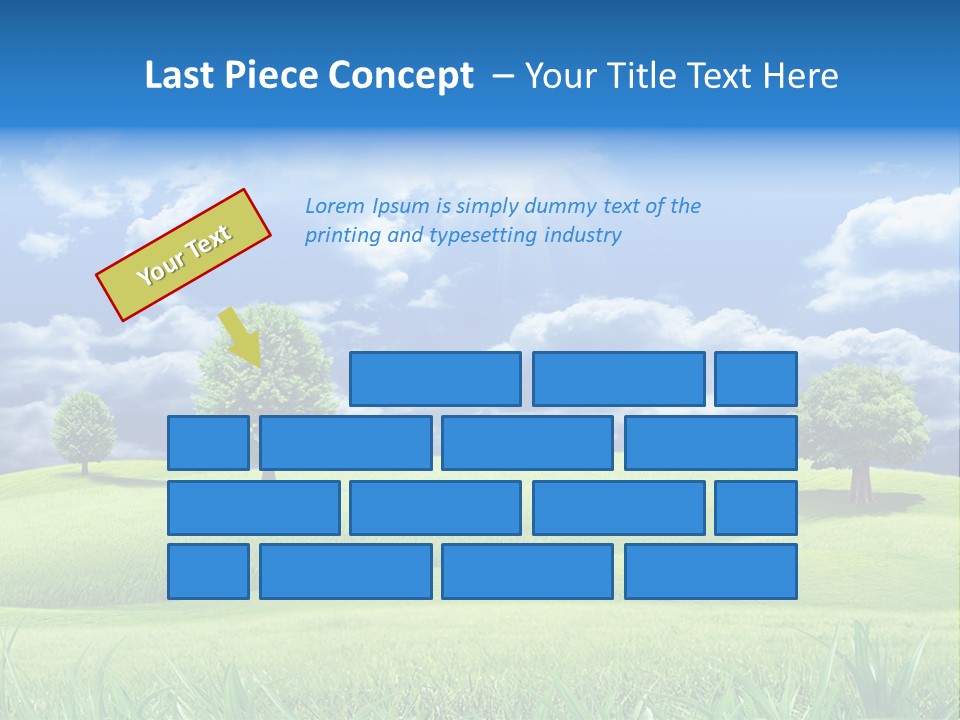 Lawn Weather Bright PowerPoint Template