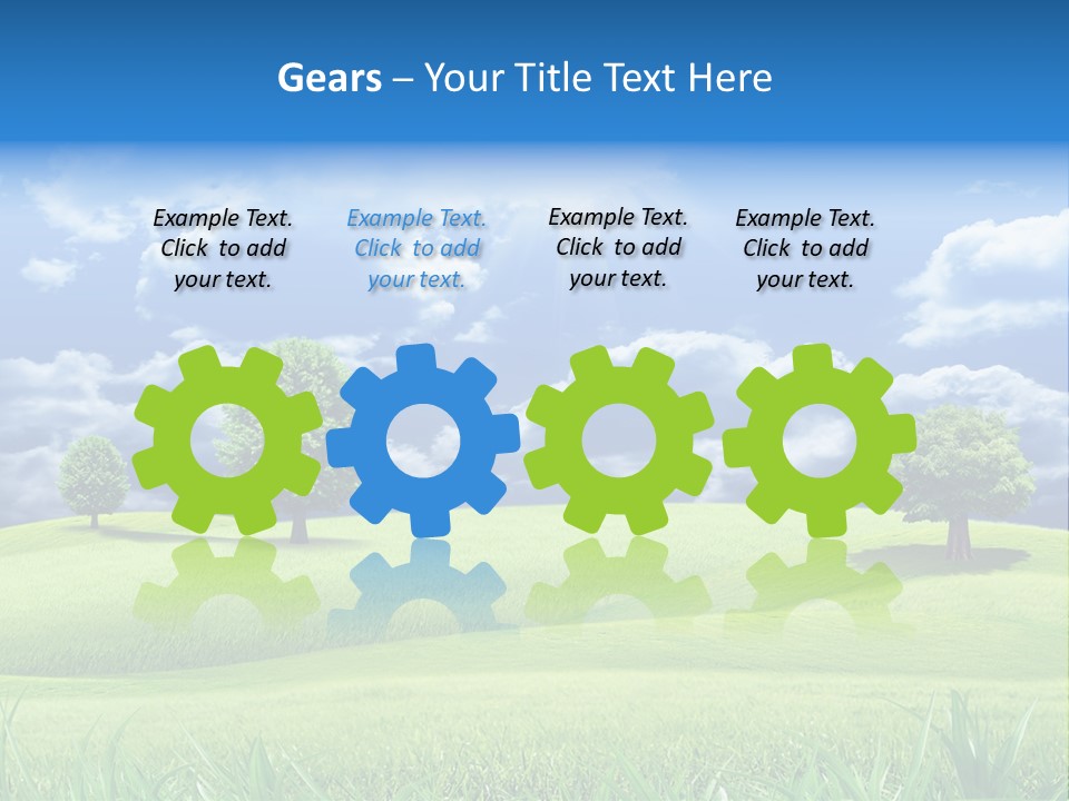 Lawn Weather Bright PowerPoint Template