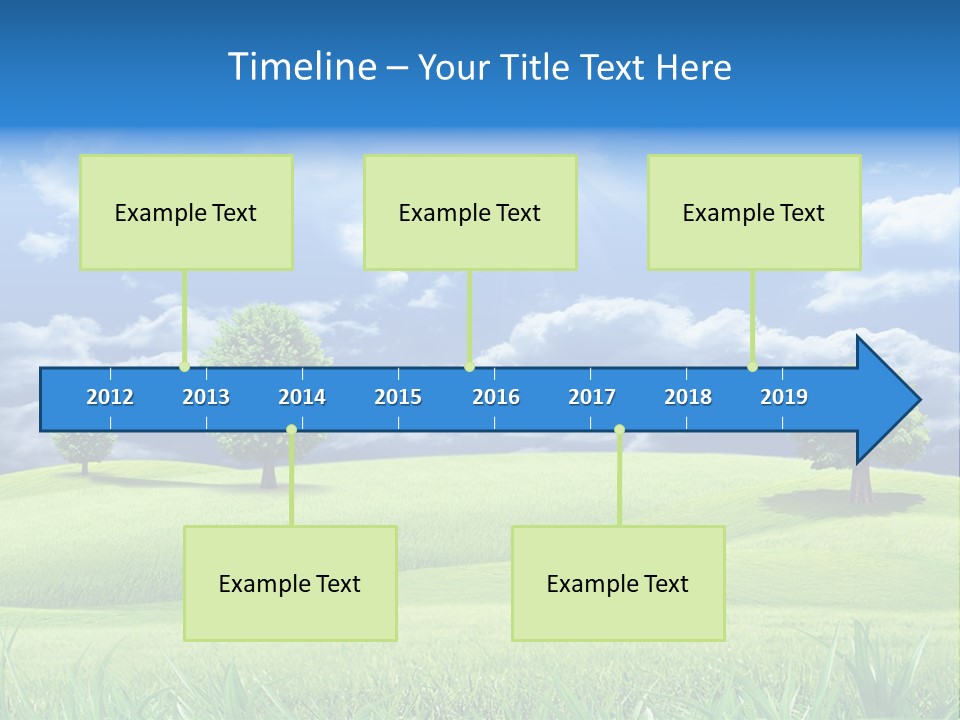 Lawn Weather Bright PowerPoint Template