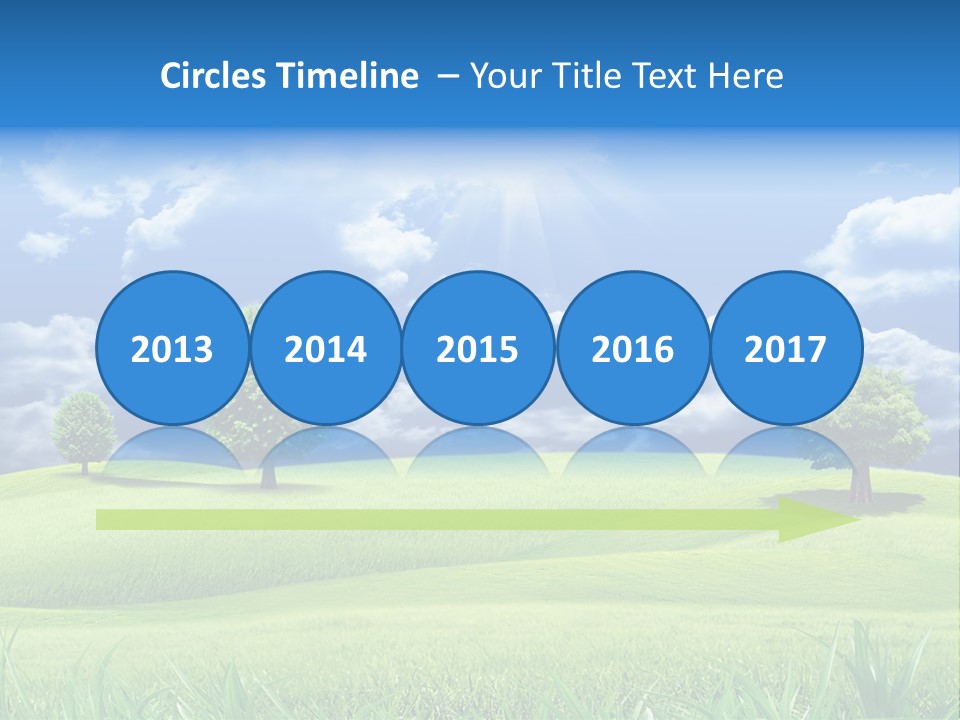 Lawn Weather Bright PowerPoint Template