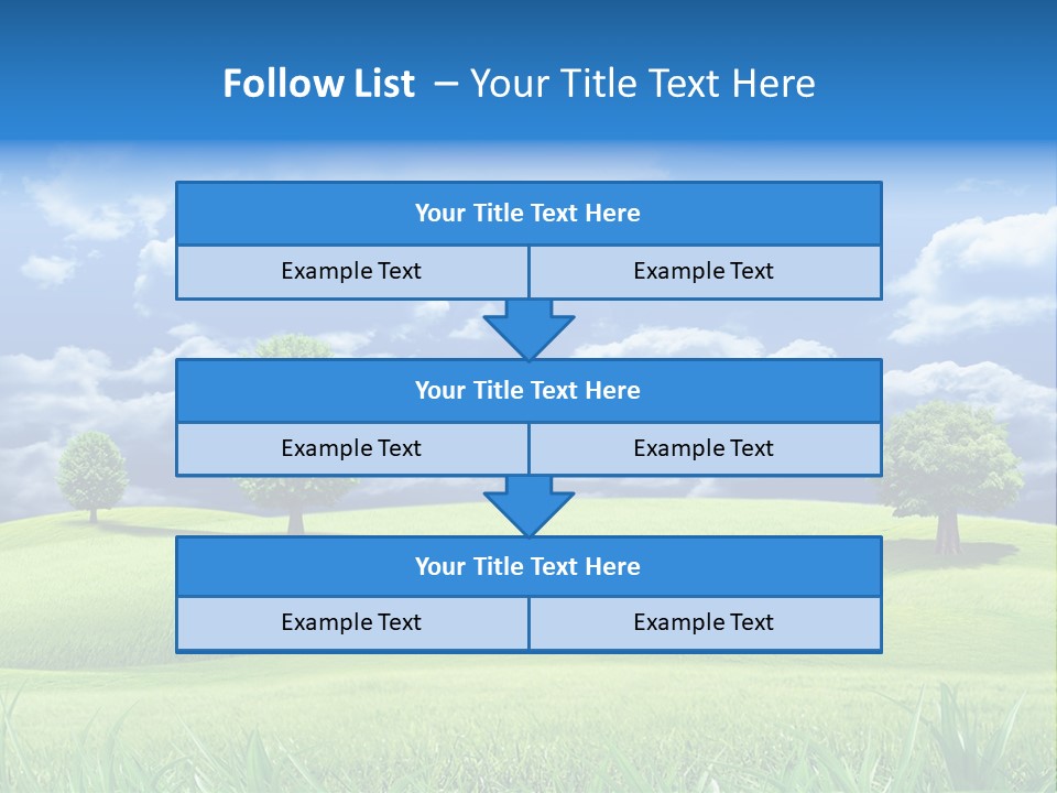 Lawn Weather Bright PowerPoint Template