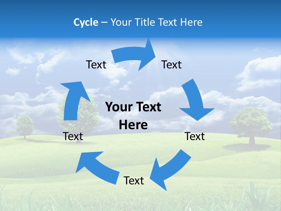 Lawn Weather Bright PowerPoint Template