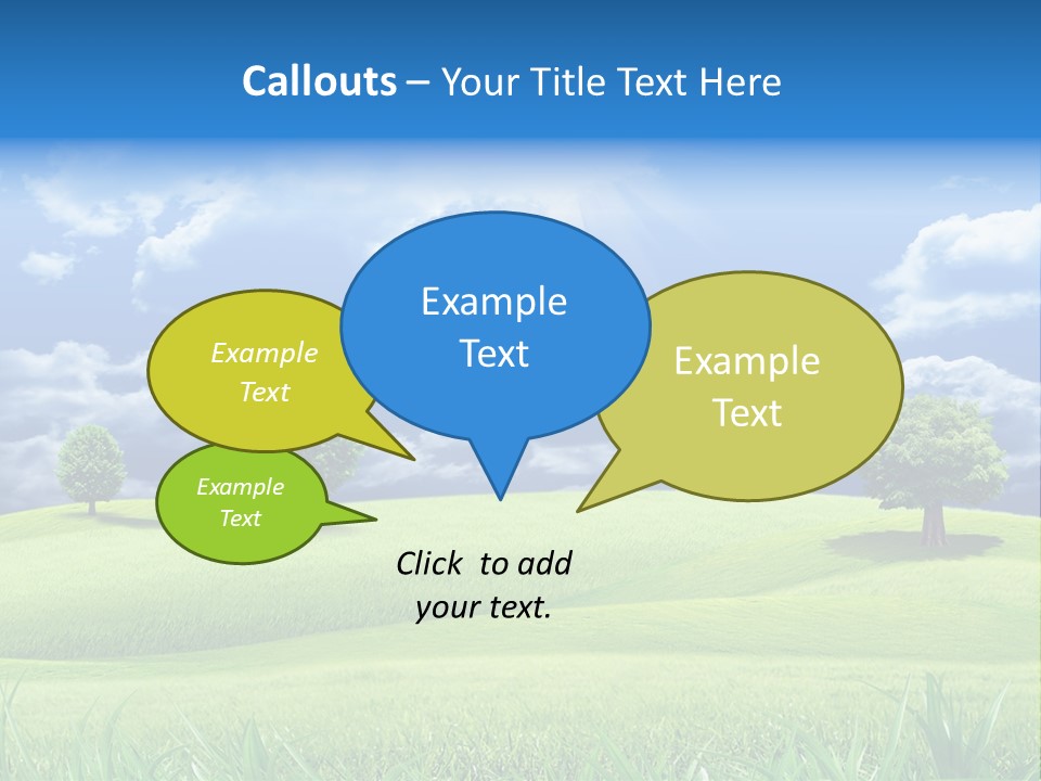 Lawn Weather Bright PowerPoint Template