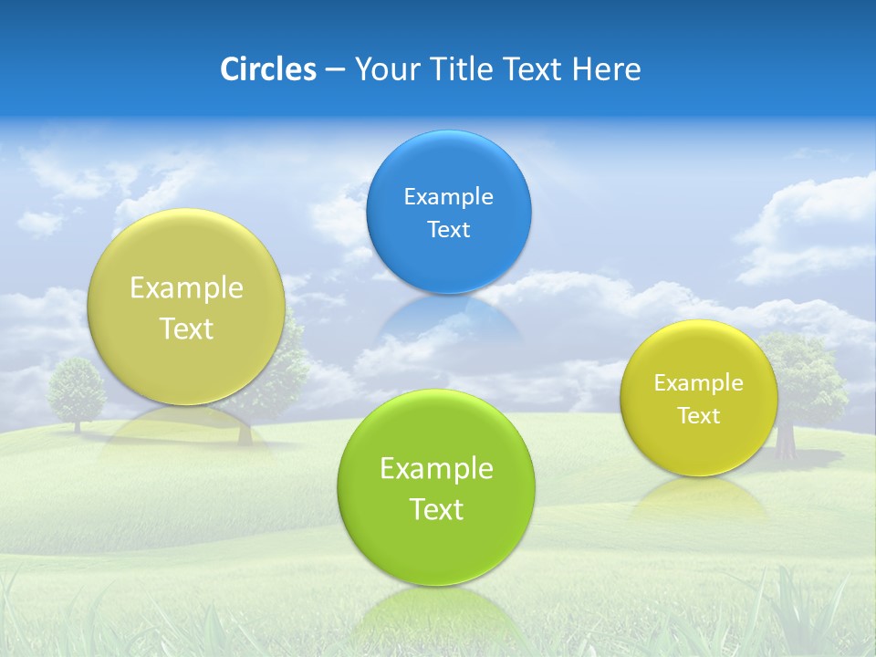 Lawn Weather Bright PowerPoint Template