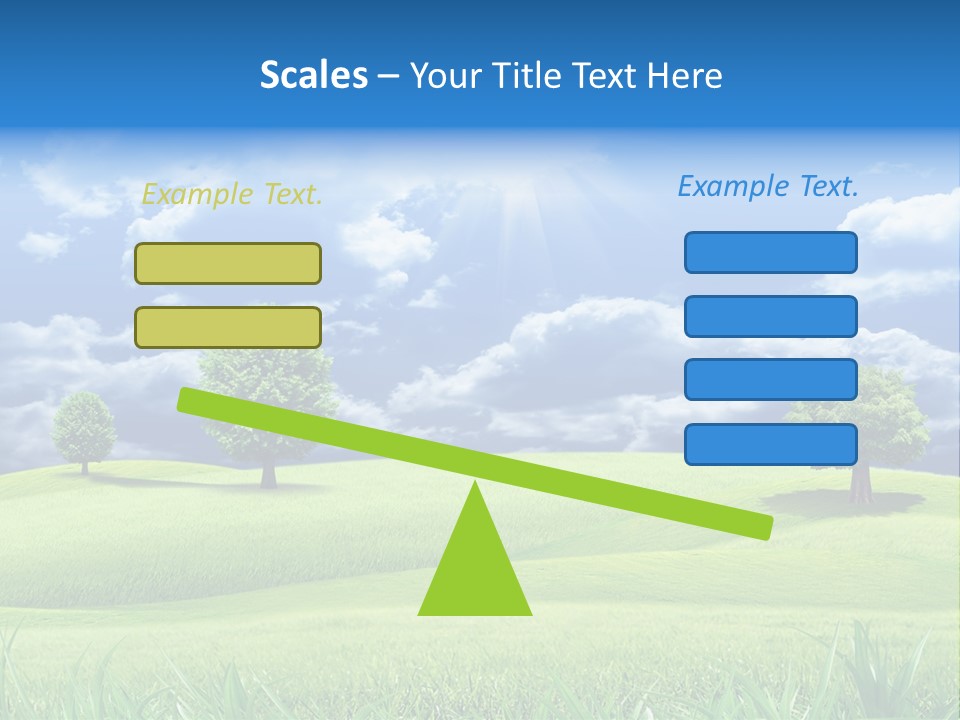 Lawn Weather Bright PowerPoint Template