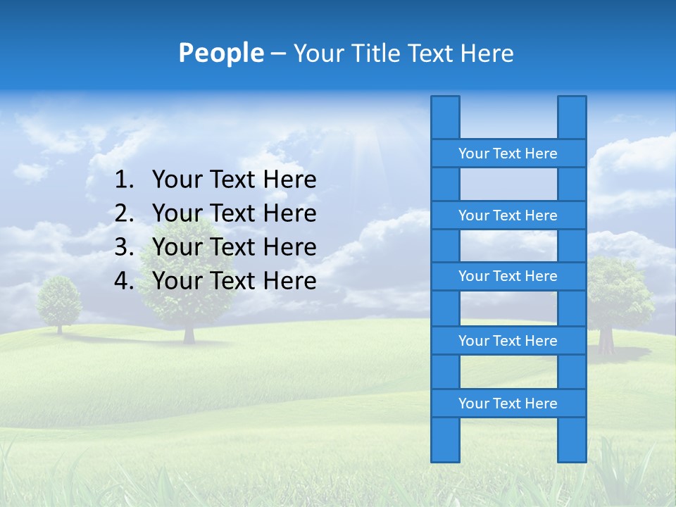 Lawn Weather Bright PowerPoint Template