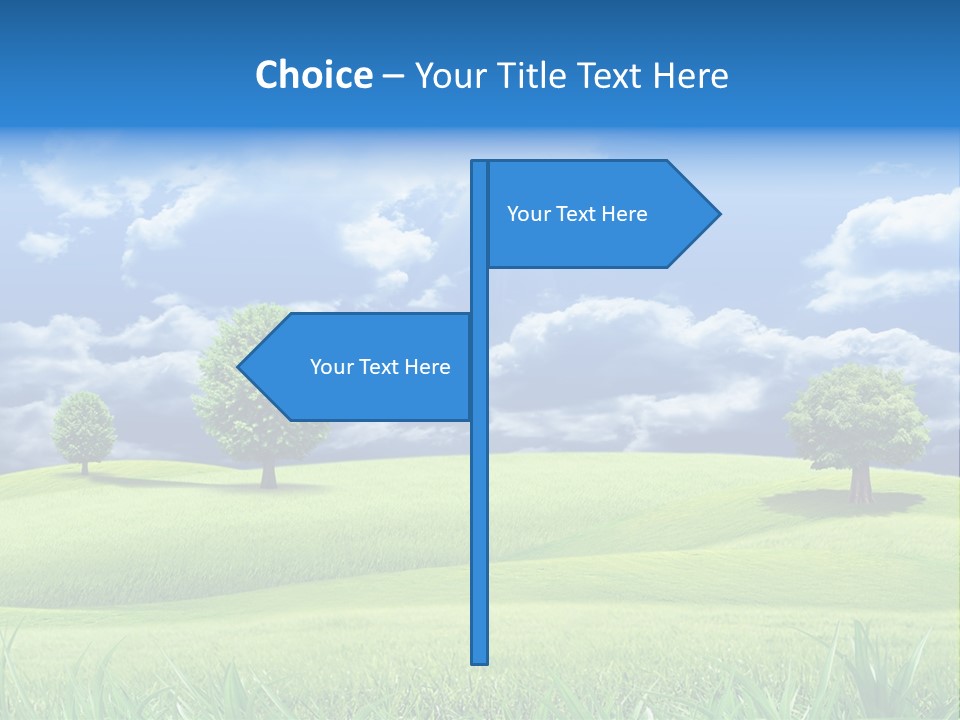 Lawn Weather Bright PowerPoint Template