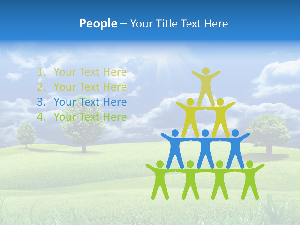 Lawn Weather Bright PowerPoint Template