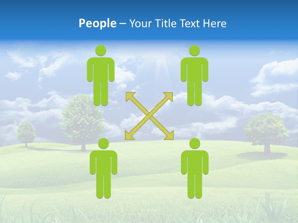 Lawn Weather Bright PowerPoint Template