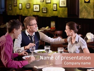 Adult People Business PowerPoint Template