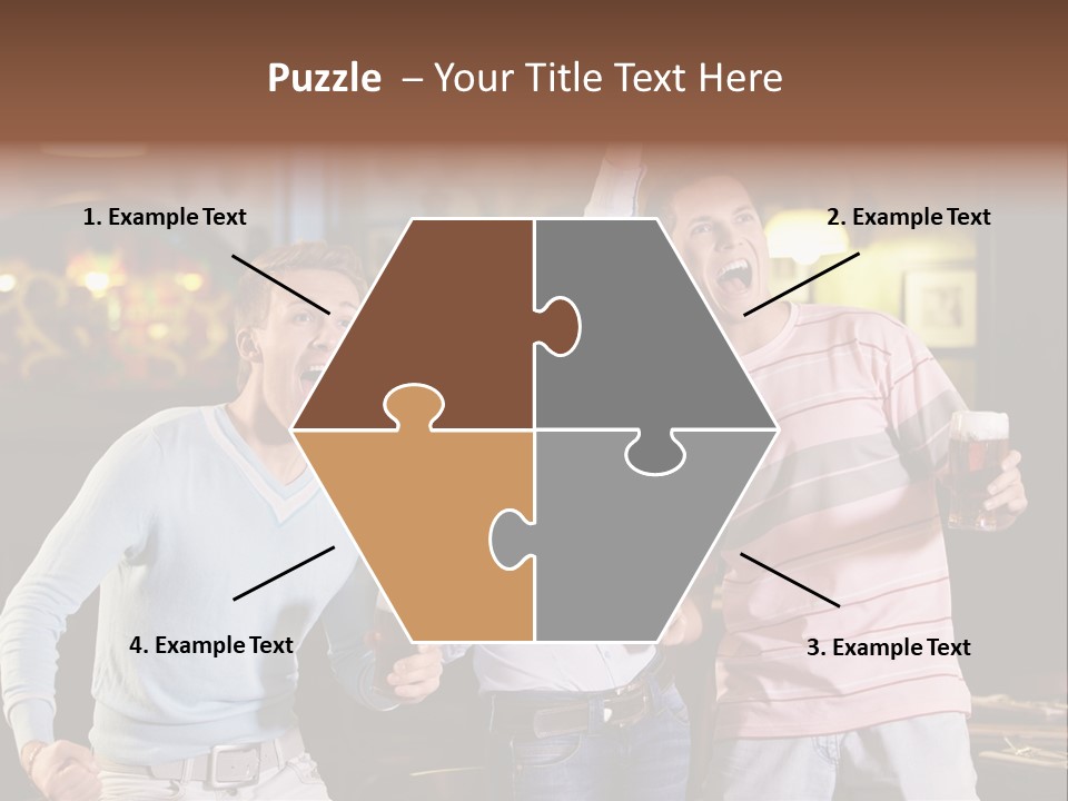 Group Restaurant Woman PowerPoint Template