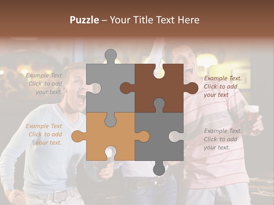 Group Restaurant Woman PowerPoint Template