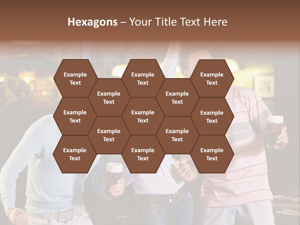 Group Restaurant Woman PowerPoint Template