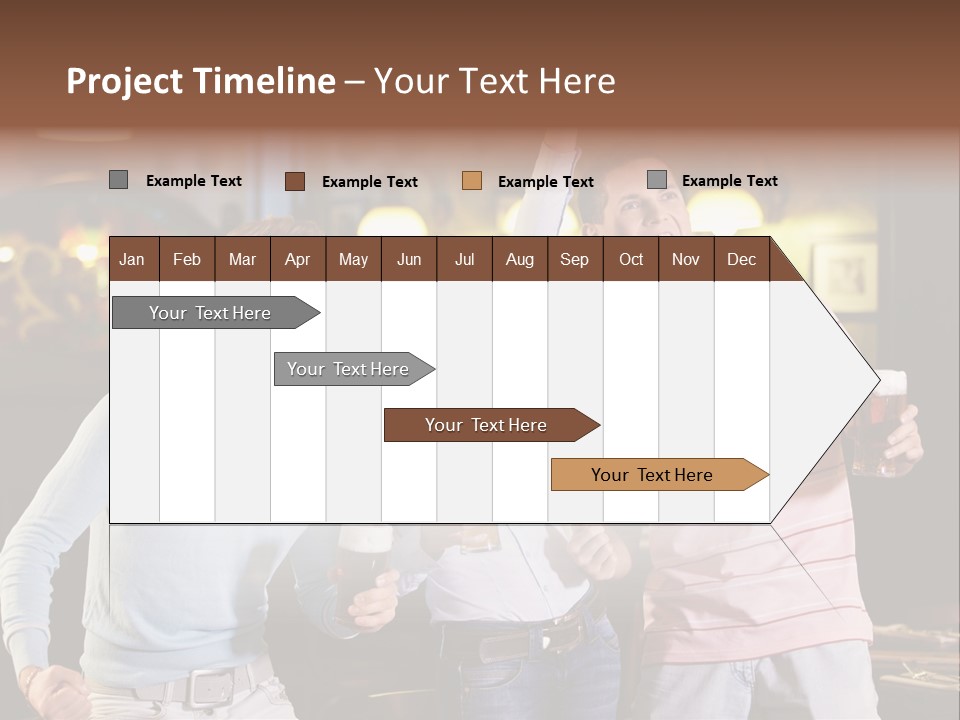 Group Restaurant Woman PowerPoint Template