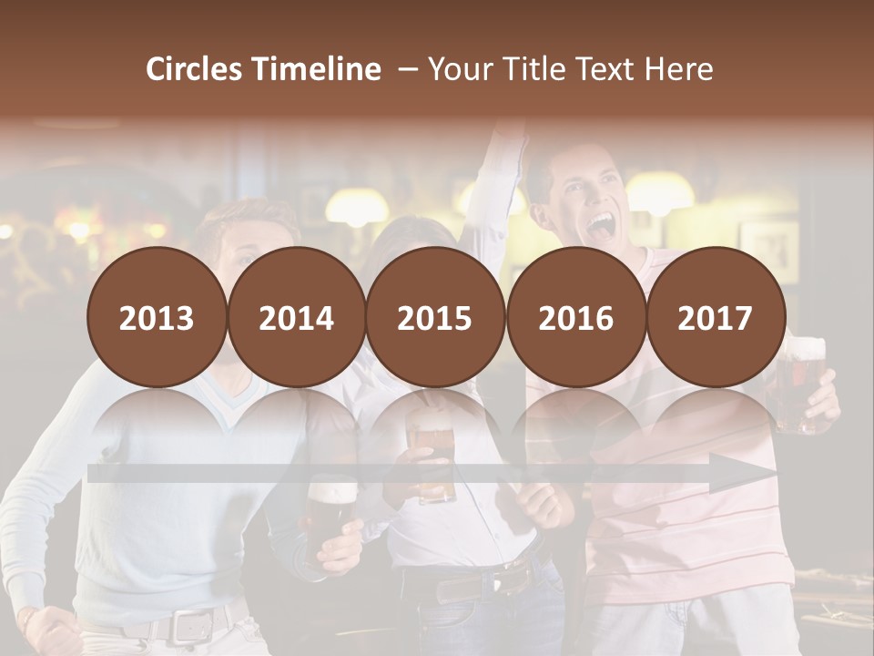 Group Restaurant Woman PowerPoint Template