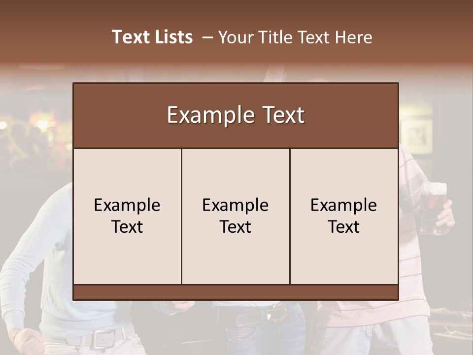 Group Restaurant Woman PowerPoint Template