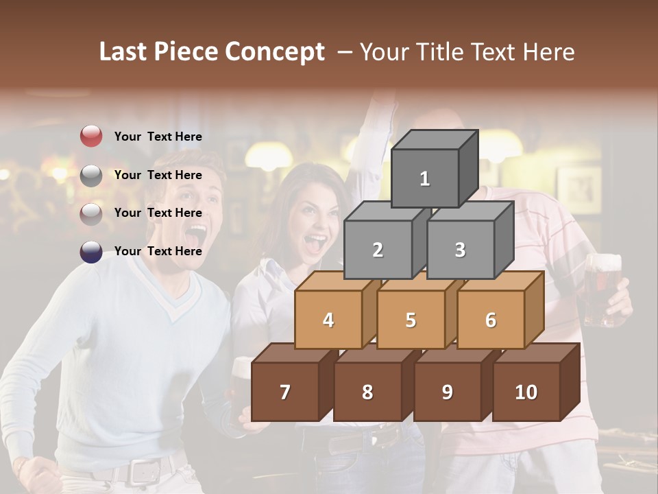 Group Restaurant Woman PowerPoint Template