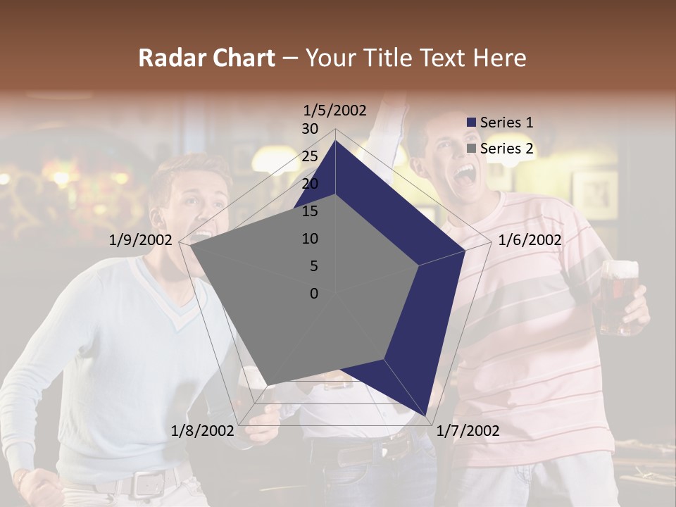 Group Restaurant Woman PowerPoint Template