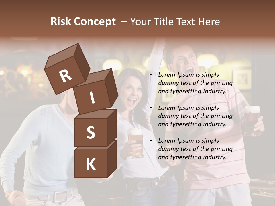 Group Restaurant Woman PowerPoint Template