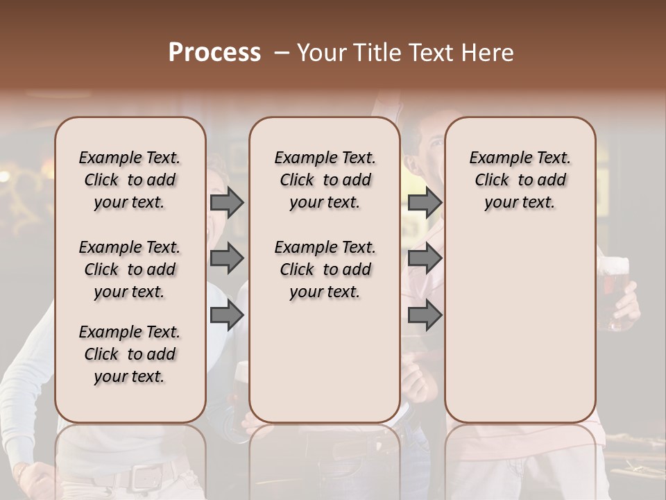 Group Restaurant Woman PowerPoint Template