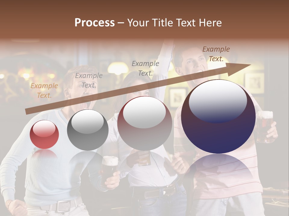 Group Restaurant Woman PowerPoint Template