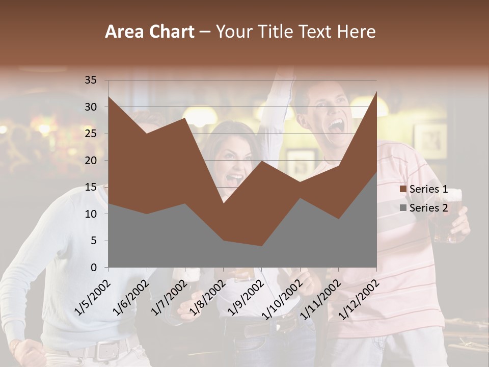 Group Restaurant Woman PowerPoint Template