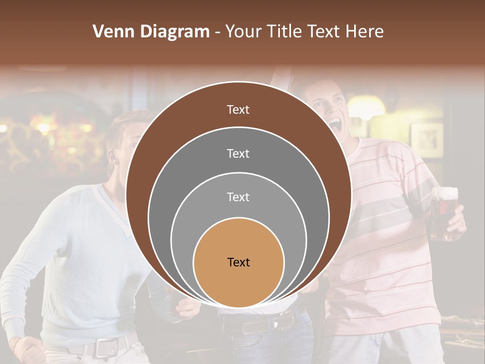 Group Restaurant Woman PowerPoint Template