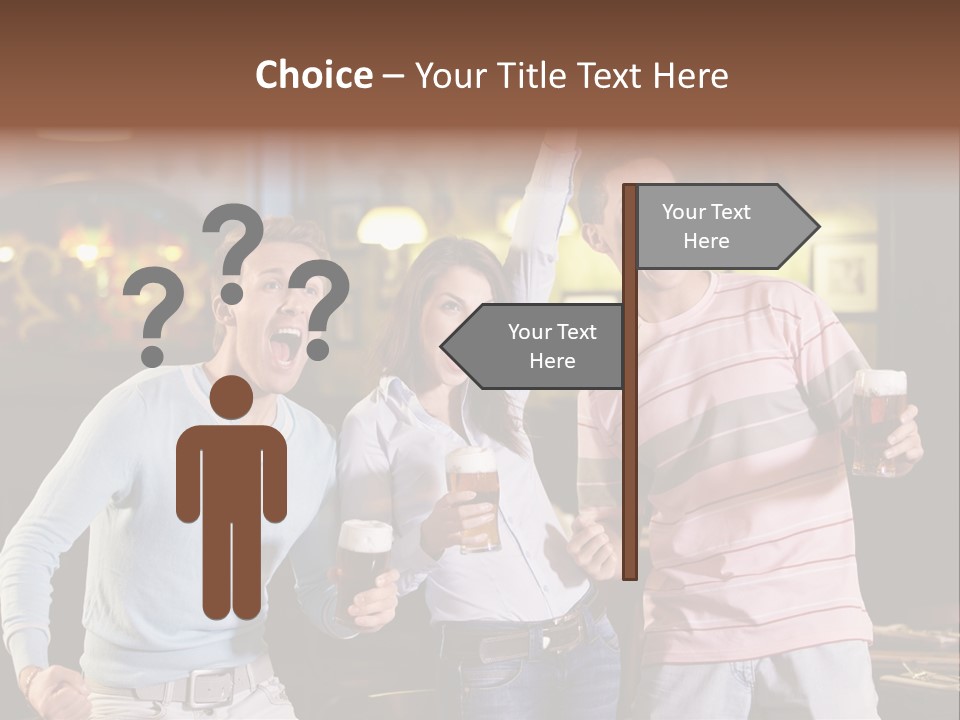 Group Restaurant Woman PowerPoint Template